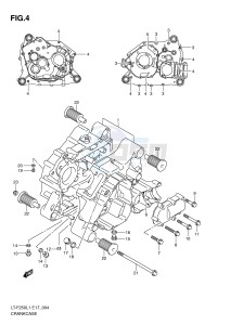 LT-F250 (E17) drawing CRANKCASE