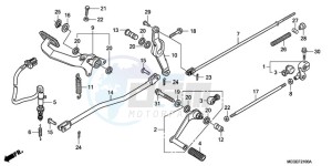 VT750C9 E / MKH MME drawing PEDAL (EXCEPT KO)