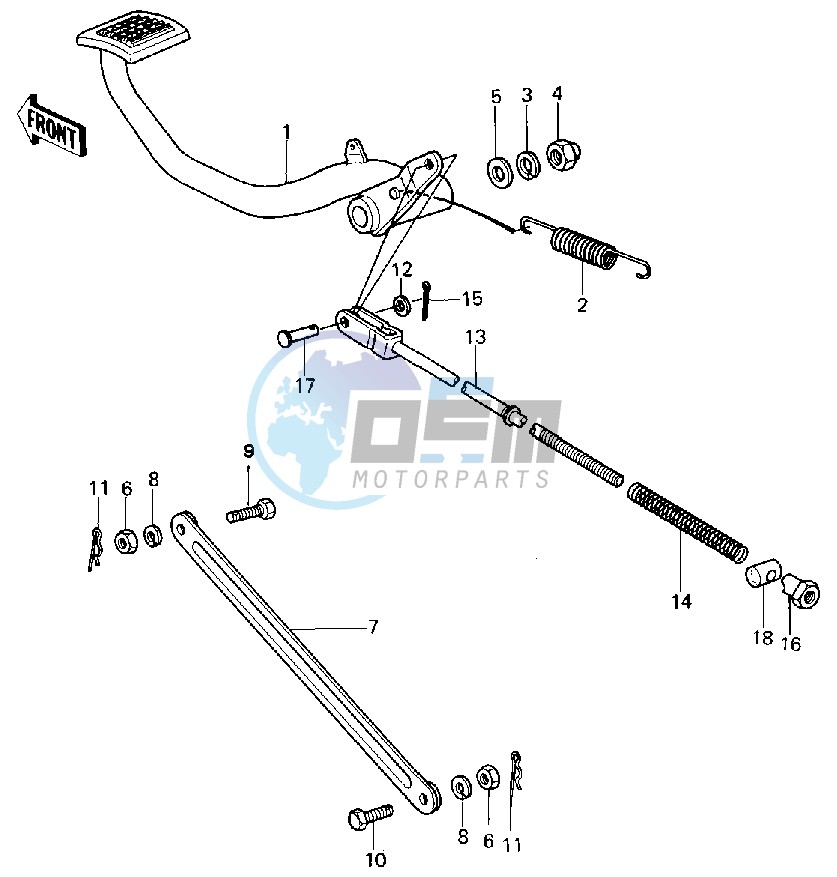 BRAKE PEDAL_TORQUE LINK -- 80 D1- -