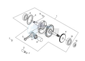 QUAD LANDER 300S drawing CRANKSHAFT / PISTON / PISTON RING