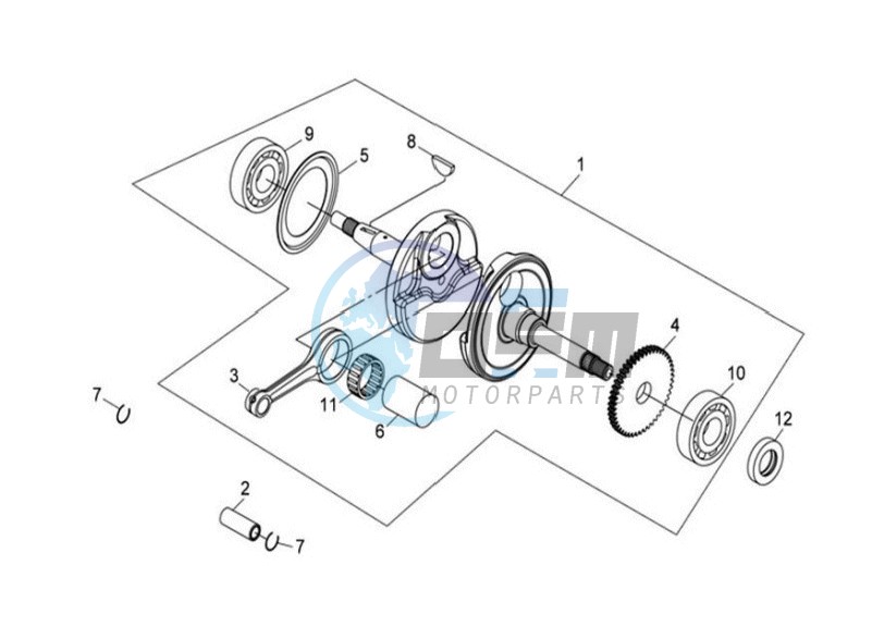 CRANKSHAFT / PISTON / PISTON RING