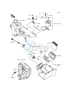 VULCAN 1700 NOMAD ABS VN1700DFF GB XX (EU ME A(FRICA) drawing Fuel Injection