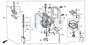 CR250R drawing CARBURETOR (2)