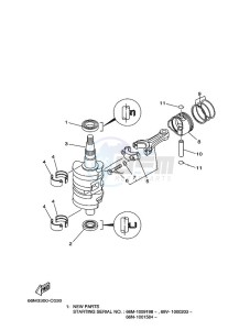 F15AEHS drawing CRANKSHAFT--PISTON