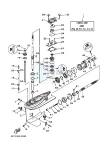 F60TLR drawing LOWER-CASING-x-DRIVE-1