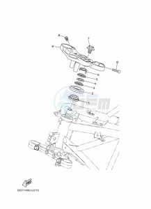 YZF250-A (B1X7) drawing STEERING