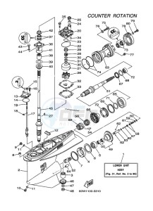 LZ250DETOX drawing LOWER-CASING-x-DRIVE-3