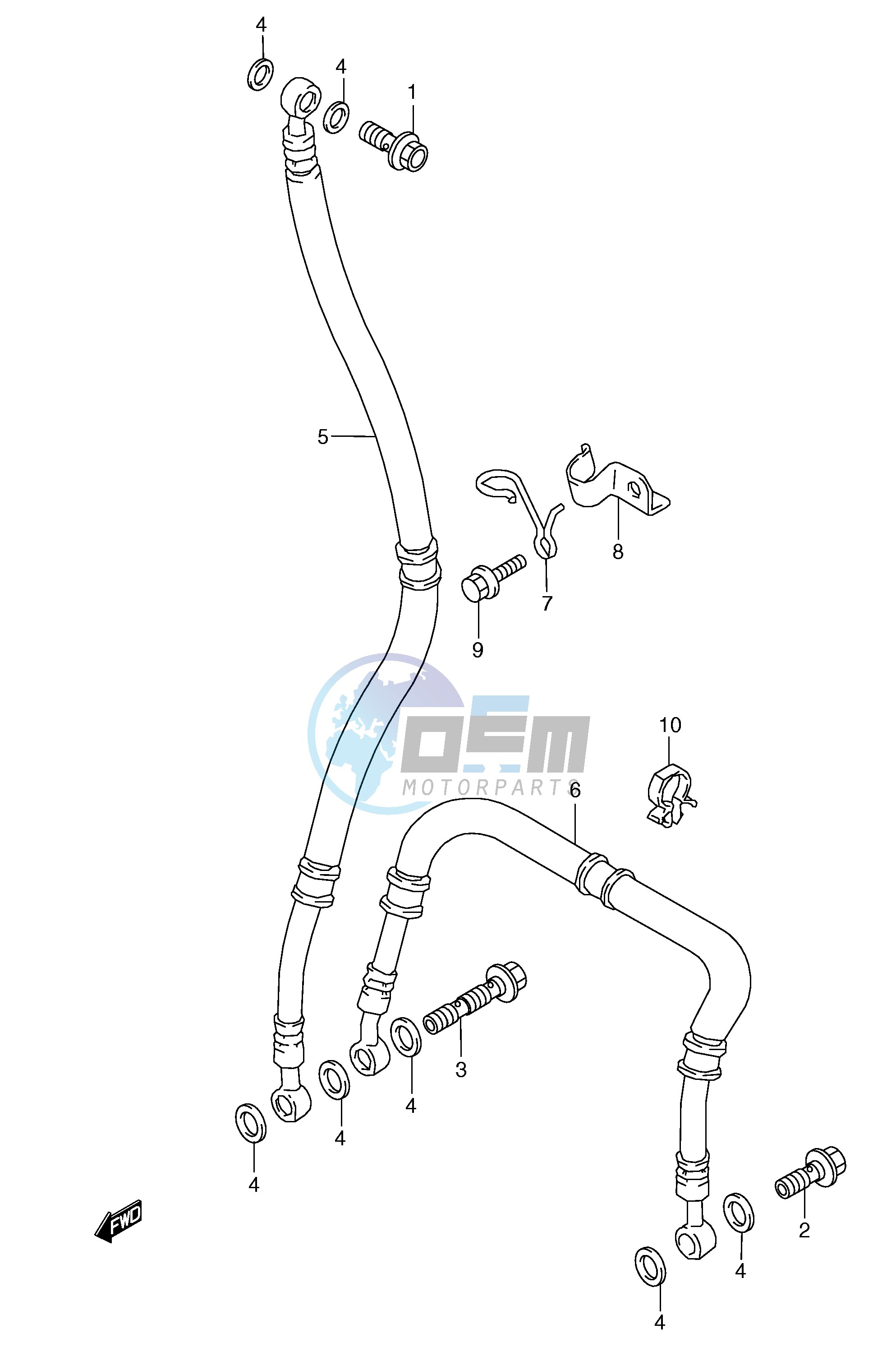 FRONT BRAKE HOSE