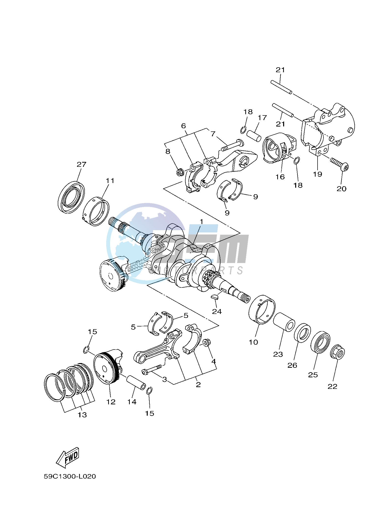 CRANKSHAFT & PISTON