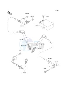 VN 800 A [VULCAN 800] (A10-A11) [VULCAN 800] drawing IGNITION SYSTEM