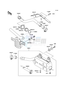 KLF300 4x4 KLF300-C17 EU GB drawing Muffler(s)