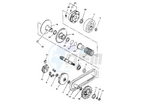 YP MAJESTY 150 drawing CLUTCH