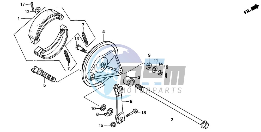 REAR BRAKE PANEL