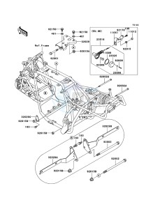 KLF300 KLF300B6F EU GB drawing Engine Mount