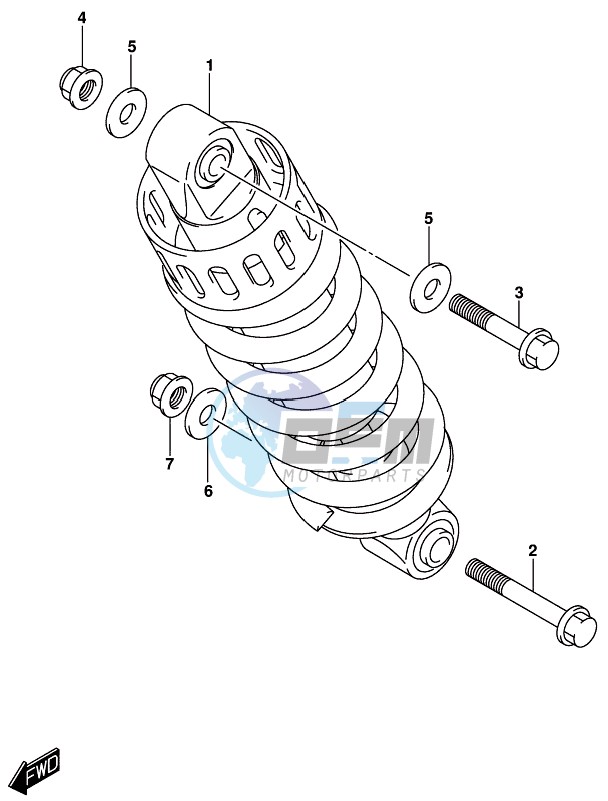 REAR SHOCK ABSORBER