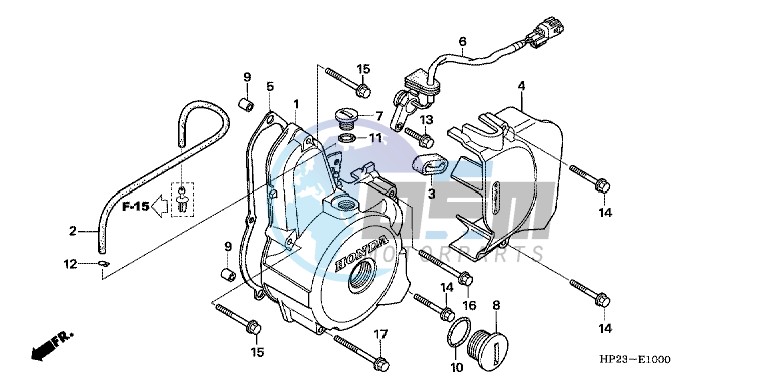 LEFT CRANKCASE COVER