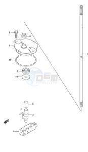 DF 150 drawing Clutch Rod (Model: TG/ZG)