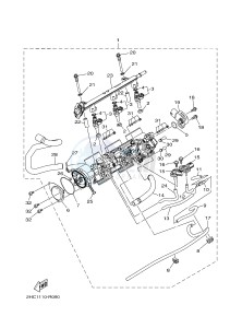 YXZ1000 YXZ10YMXJ (2HCR) drawing THROTTLE BODY ASSY 1