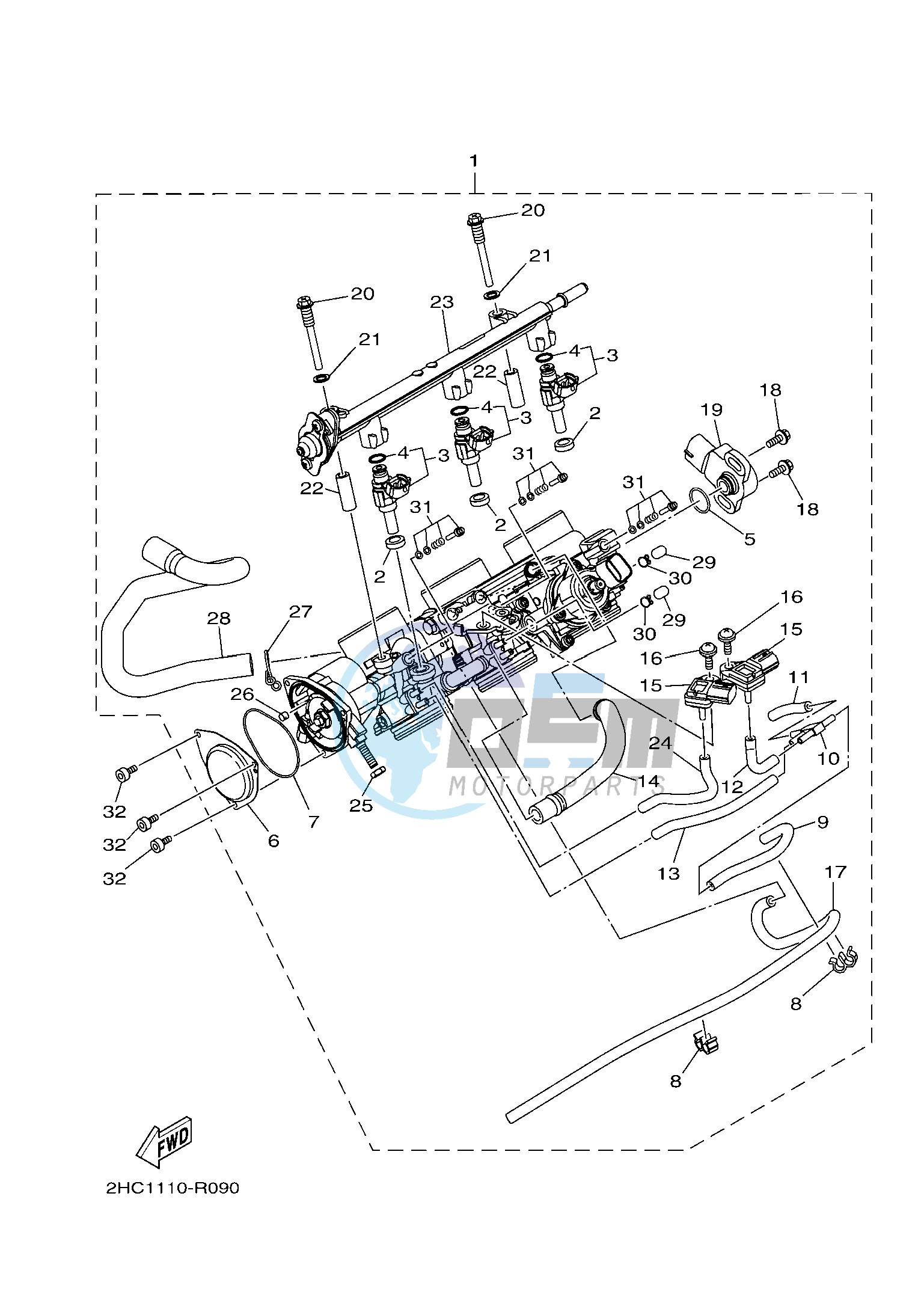 THROTTLE BODY ASSY 1