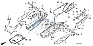 FES1509 Europe Direct - (ED) drawing FLOOR PANEL/CENTER COVER