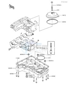 KZ 700 A (A1) drawing BREATHER COVER_OIL PAN