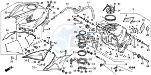 CBR600RR drawing FUEL TANK