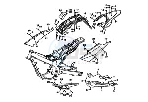 XT R 125 drawing REAR BODY