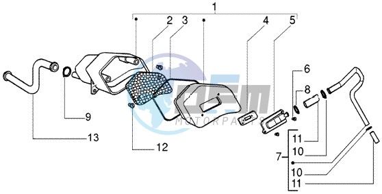 Secondairy air box