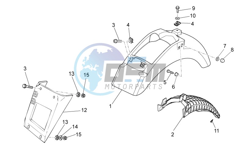 Rear body I- Mudguard