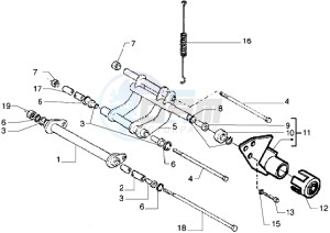 Runner 180 VXR drawing Swinging arm