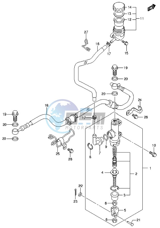 REAR MASTER CYLINDER