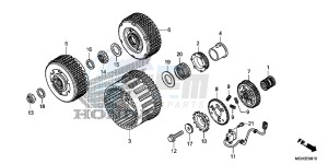 VFR1200XDD CrossTourer - VFR1200X Dual Clutch 2ED - (2ED) drawing CLUTCH (VFR1200XD)