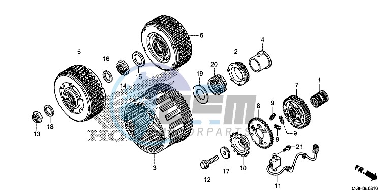 CLUTCH (VFR1200XD)