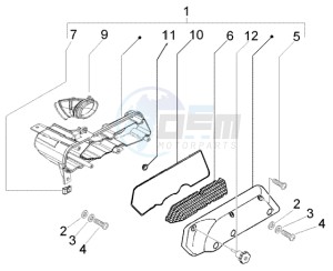 Fly 50 2t drawing Air Cleaner