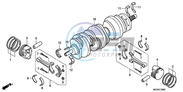 CRANKSHAFT/PISTON