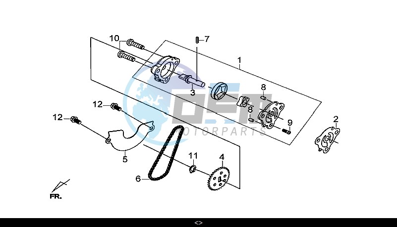 OIL PUMP ASSY / GTS 300I ABS (LN30W9-EU) (L7-M0)