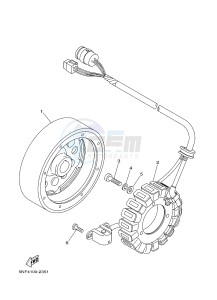 YFM350R YFM350RD RAPTOR 350 (10PA) drawing GENERATOR