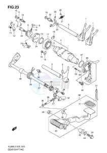 VL800C INTRUDER EU drawing GEAR SHIFTING