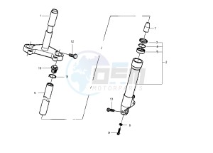 Runner VX-VXR 125-200 125 drawing Fork MPV