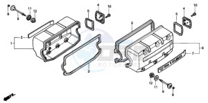 GL1500A GOLDWING ASPENCADE drawing CYLINDER HEAD COVER