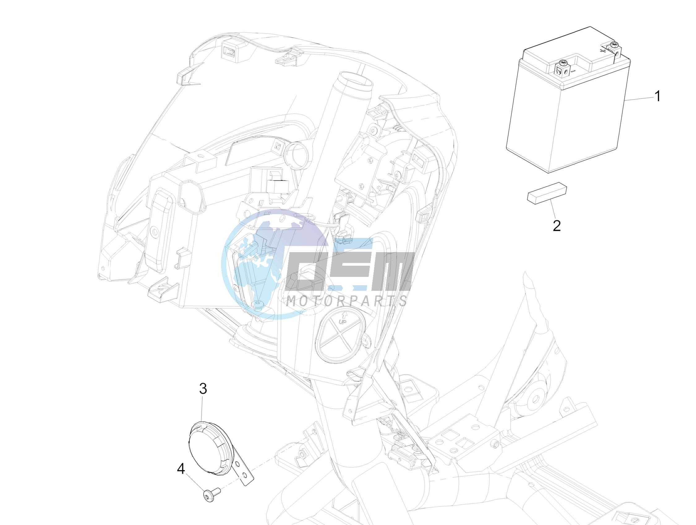 Remote control switches - Battery - Horn