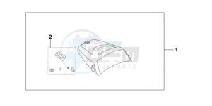 CBF1000S9 Europe Direct - (ED) drawing SEAT COWL*NHA48M*