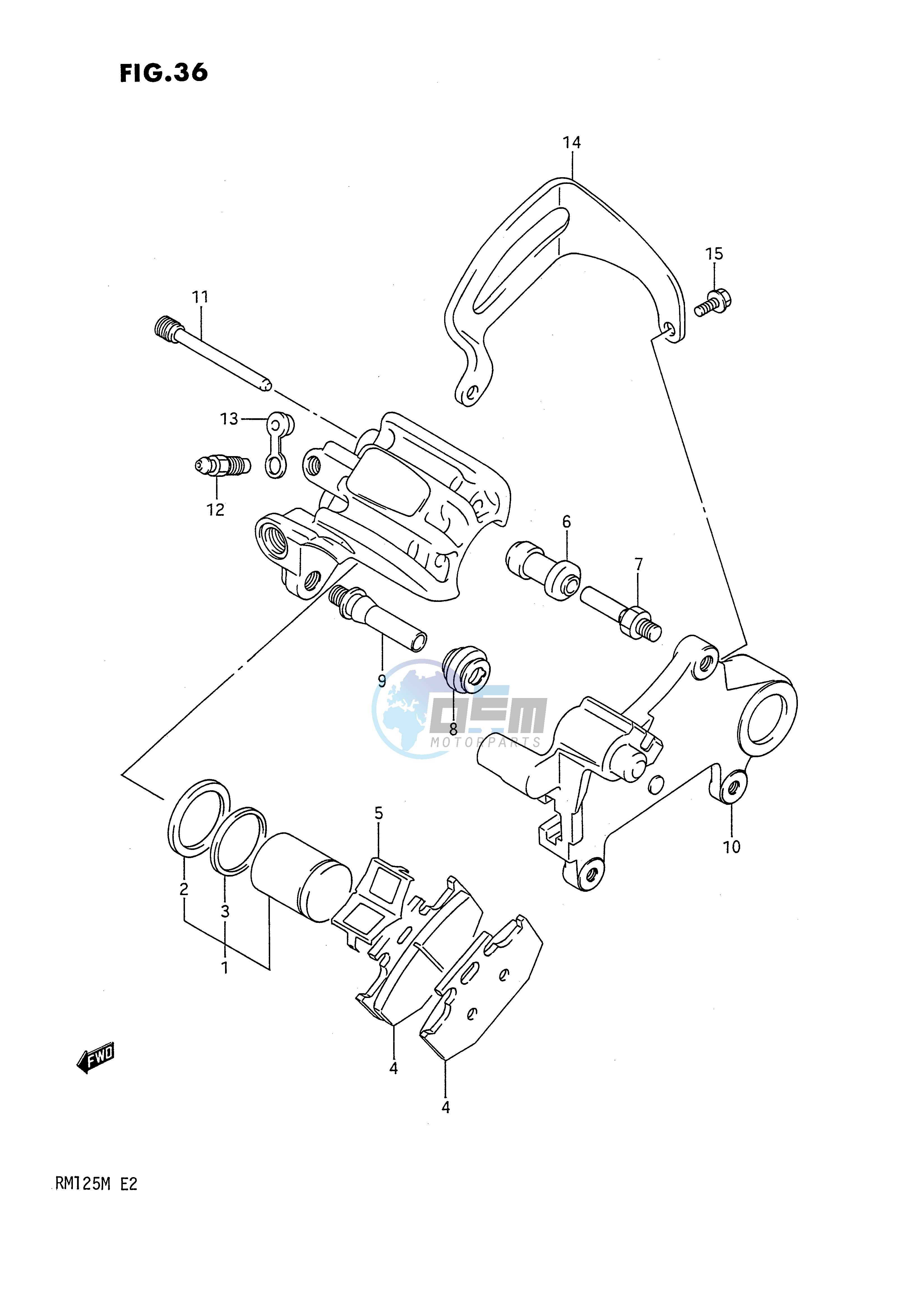 REAR CALIPERS (MODEL K)