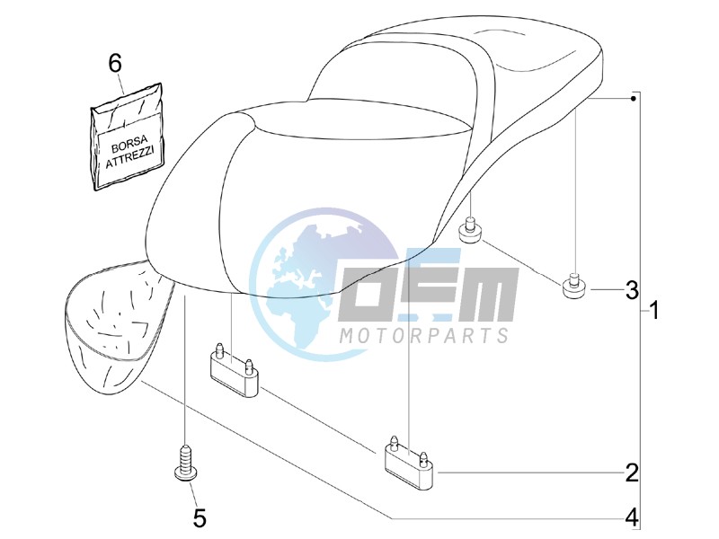 Saddle seats - Tool roll