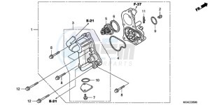 GL1800A Australia - (U) drawing WATER PUMP