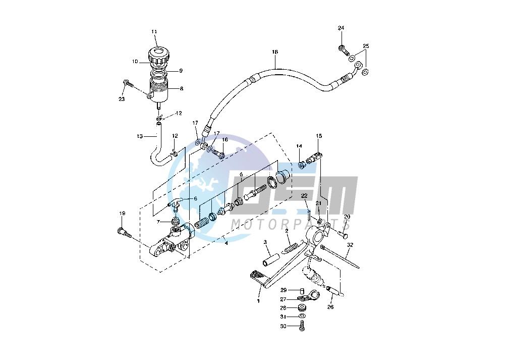 REAR MASTER CYLINDER