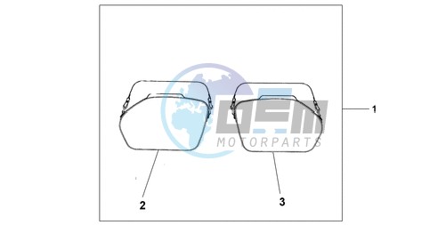 PANNIER INNER BAG SET