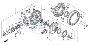 ST1100 drawing FINAL DRIVEN GEAR (ST1100)