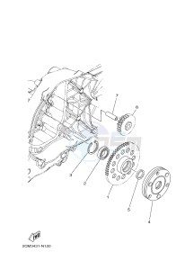 MW125A TRICITY 125 (2CMP 2CMR) drawing STARTER