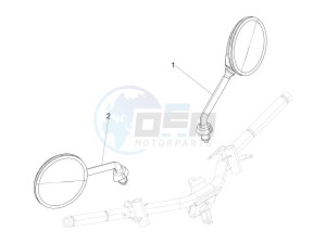 Liberty 100 4T (Vietnam) Vietnam drawing Driving mirror/s